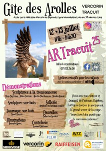 Affiche ARTractuit 12-13 juillet 2025