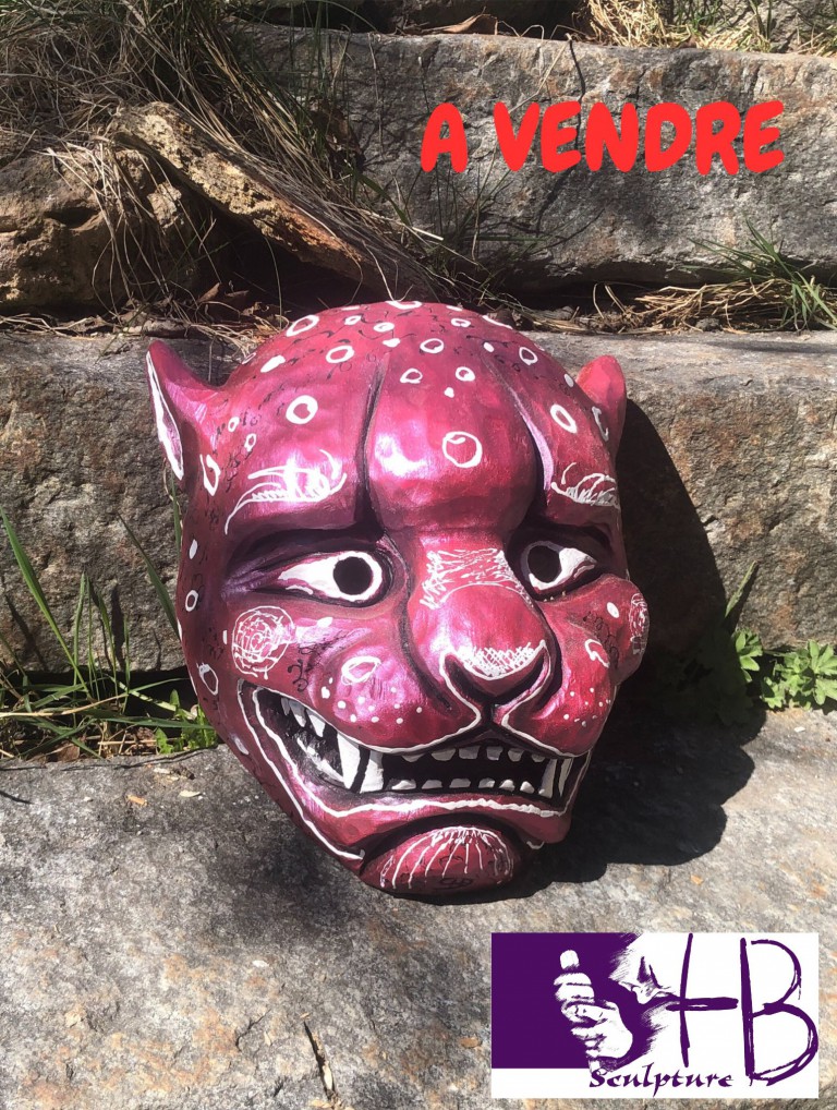 HBS masque panthère médiévale fermée